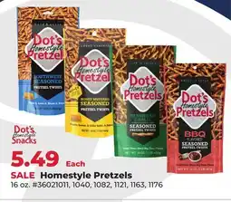 Runnings Dots Homestyle Pretzels offer