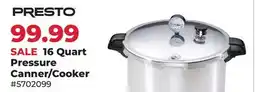 Runnings Presto 16 Quart Pressure Canner/Cooker offer