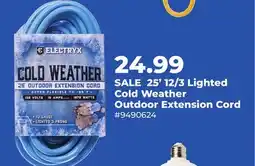 Runnings 25' 12/3 Lighted Cold Weather Outdoor Extension Cord offer
