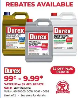 Runnings Antifreeze offer