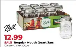 Runnings Ball Regular Mouth Quart Jars offer
