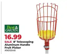 Runnings 8' Telescoping Aluminum Handle Fruit Picker offer