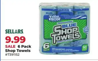 Runnings Sellars 6 Pack Shop Towels offer