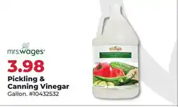 Runnings Pickling & Canning Vinegar offer