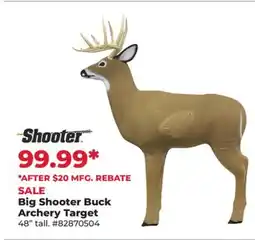 Runnings Shooter Big Shooter Buck Archery Target offer