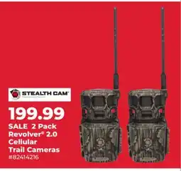 Runnings Stealth Cam 2 Pack Revolver 2.0 Cellular Trail Cameras offer