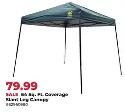 Runnings Outdoor Revival 64 Sq. Ft. Coverage Slant Leg Canopy offer