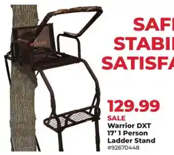 Runnings Warrior DXT 17' 1 Person Ladder Stand offer