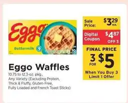 ShopRite Eggo Waffles offer