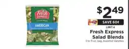 ShopRite Fresh Express Salad Blends offer
