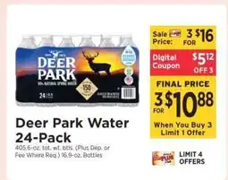 ShopRite Deer Park Water 24-Pack offer