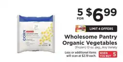 ShopRite Wholesome Pantry Organic Vegetables offer