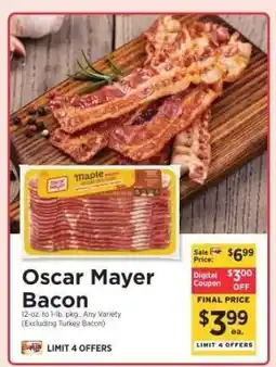 ShopRite Oscar Mayer Bacon offer