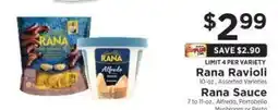 ShopRite Rana Ravioli offer