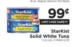 ShopRite StarKist Solid White Tuna offer