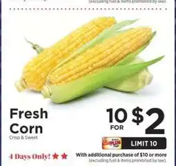 ShopRite Fresh Corn offer
