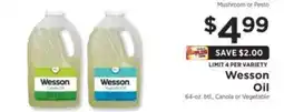 ShopRite Wesson Oil offer
