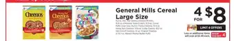 ShopRite General Mills Cereal Large Size offer