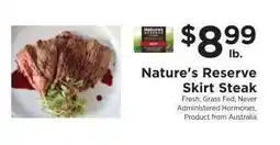 ShopRite Nature's Reserve Skirt Steak offer