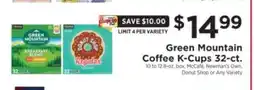 ShopRite Green Mountain Coffee K-Cups 32-Ct offer