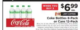 ShopRite Coke Bottles 8-Pack or Cans 12-Pack offer