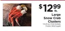 ShopRite Large Snow Crab Clusters offer