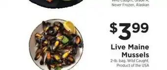 ShopRite Live Maine Mussels offer