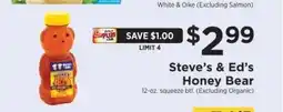 ShopRite Steve's & Ed's Honey Bear offer