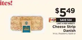 ShopRite Cheese Strip Danish offer