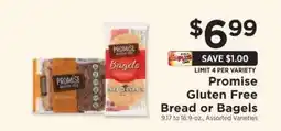 ShopRite Promise Gluten Free Bread or Bagels offer