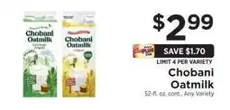 ShopRite Chobani Oatmilk offer