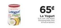 ShopRite La Yogurt offer