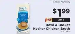 ShopRite Bowl & Basket Kosher Chicken Broth offer