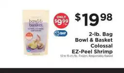ShopRite Bowl & Basket Colossal EZ-Peel Shrimp offer