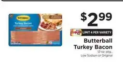 ShopRite Butterball Turkey Bacon offer