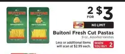 ShopRite Buitoni Fresh Cut Pastas offer