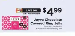 ShopRite Joyva Chocolate Covered Ring Jells offer