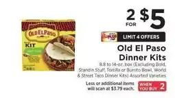 ShopRite Old El Paso Dinner Kits offer
