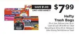 ShopRite Hefty Trash Bags offer