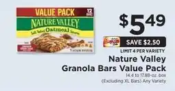 ShopRite Nature Valley Granola Bars Value Pack offer