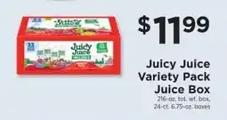 ShopRite Juicy Juice Variety Pack Juice Box offer