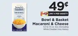 ShopRite Bowl & Basket Macaroni & Cheese offer