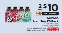 ShopRite Arizona Iced Tea 12-Pack offer