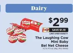 ShopRite The Laughing Cow Mini Baby Bel Net Cheese offer