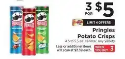 ShopRite Pringles Potato Crisps offer