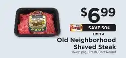ShopRite Old Neighborhood Shaved Steak offer