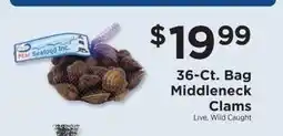 ShopRite 36-ct. Bag Middleneck Clams offer