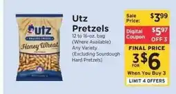 ShopRite Utz Pretzels offer