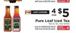 ShopRite Pure Leaf Iced Tea offer