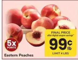 Safeway Eastern Peaches offer